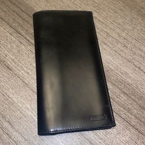 Mens leather Coach wallet